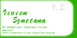 vivien szmetana business card